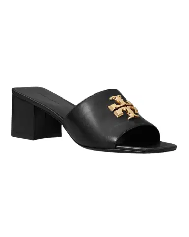 Tory Burch 55mm Eleanor Medallion Leather Slide Sandals | Thumbnail 1