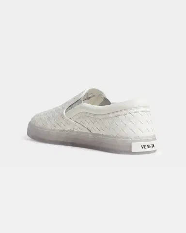 Bottega Veneta Men's Serena Intrecciato Leather Slip-On Sneakers | Thumbnail 2 Bottega Veneta Men's Serena Intrecciato Leather Slip-On Sneakers | Thumbnail 2