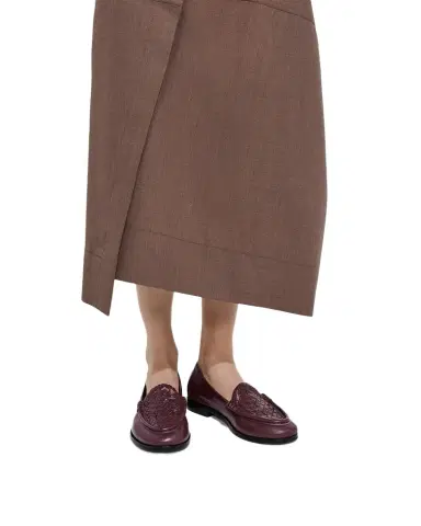 Bottega Veneta Silenzio Nappa Leather Loafers | Thumbnail 1