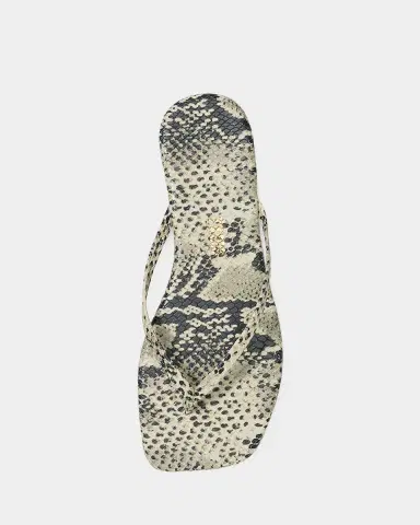 TKEES Lily Snakeskin-Effect Vegan Leather Flip-Flops | Thumbnail 3 TKEES Lily Snakeskin-Effect Vegan Leather Flip-Flops | Thumbnail 3