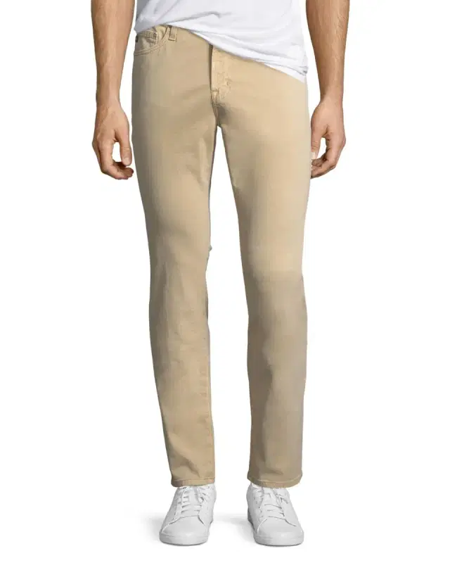 AG Jeans Everett Slim-Straight Twill Pants