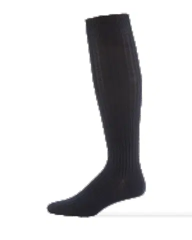 Neiman Marcus Over-the-Calf Ribbed Socks | Thumbnail 2
