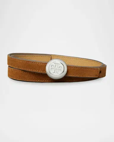 Tory Burch Romy Reversible Suede Belt | Thumbnail 2