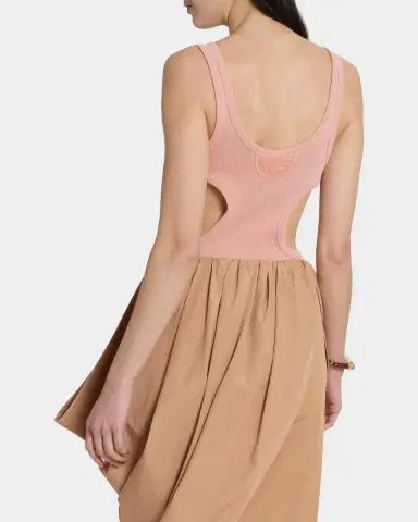 Chloé Scoop-Neck Cotton Rib Cutout Tank Top | Thumbnail 2 Chloé Scoop-Neck Cotton Rib Cutout Tank Top | Thumbnail 2