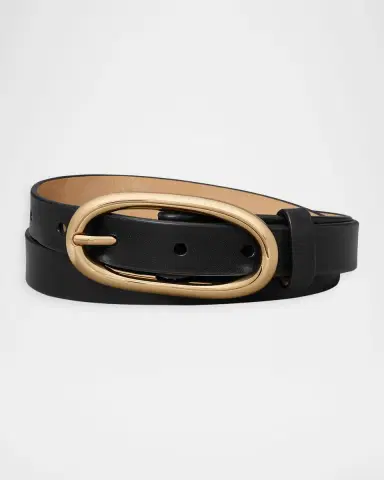 Tory Burch Large Pierced Leather Belt | Thumbnail 3 Tory Burch Large Pierced Leather Belt | Thumbnail 3