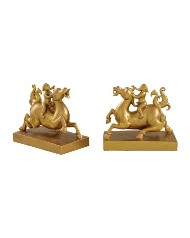 Port 68 Elephant Rider Bookends, Set of 2 | Thumbnail 2