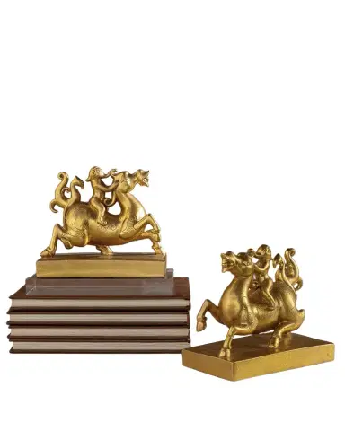 Port 68 Elephant Rider Bookends, Set of 2 | Thumbnail 1