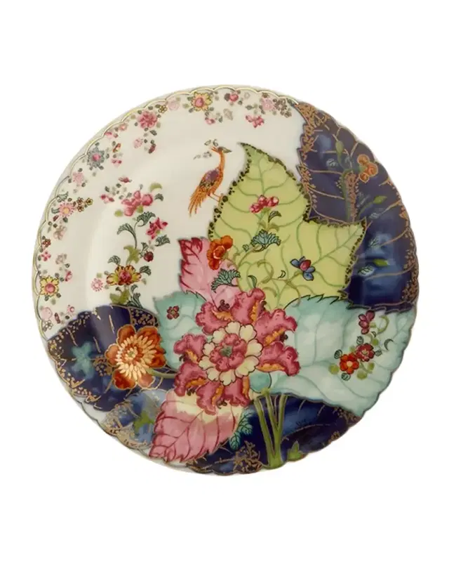 Mottahedeh Tobacco Leaf Bread & Butter Plate