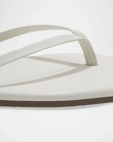 TKEES Lily Leather Square-Toe Thong Sandals | Thumbnail 3
