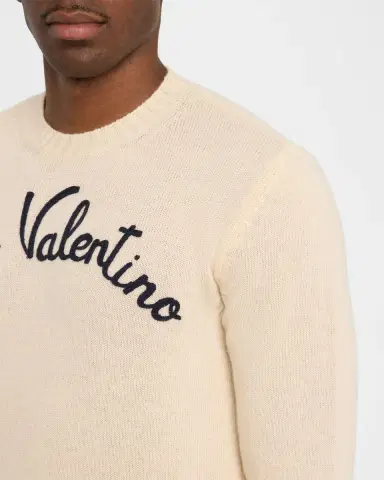 Valentino Garavani Men 's Chez Wool Sweater | Thumbnail 4