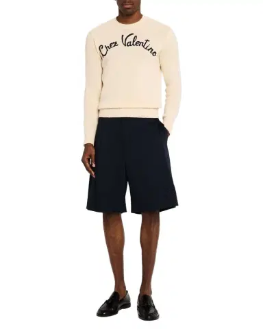 Valentino Garavani Men 's Chez Wool Sweater | Thumbnail 1