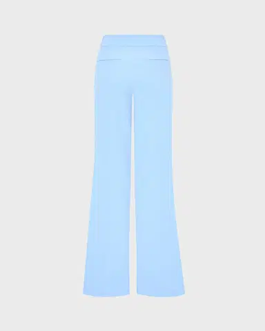 Milly Nash Wide-Leg Cady Pants | Thumbnail 2 Milly Nash Wide-Leg Cady Pants | Thumbnail 2