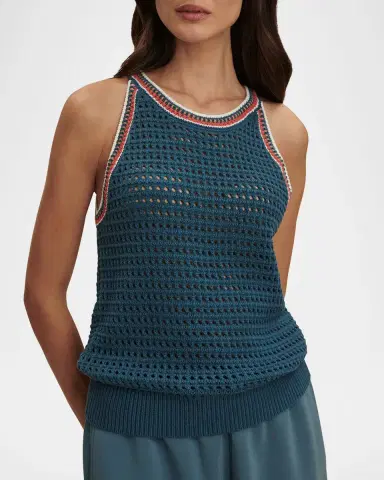 Varley Aberg Pointelle-Knit Tank Top | Thumbnail 3