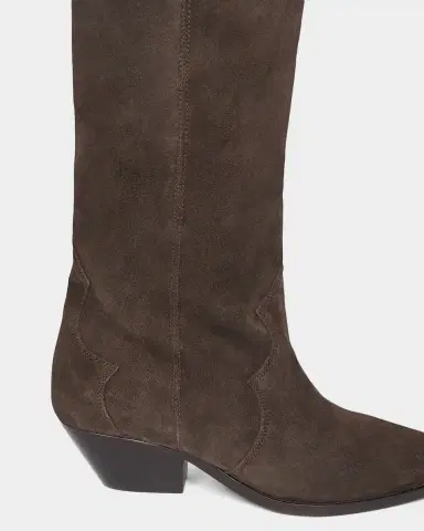 Isabel Marant Denvee Suede Tall Western Boots | Thumbnail 2