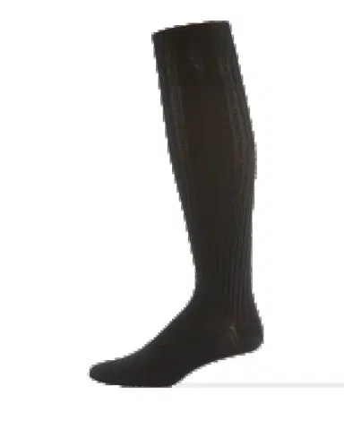 Neiman Marcus Over-the-Calf Ribbed Socks | Thumbnail 2