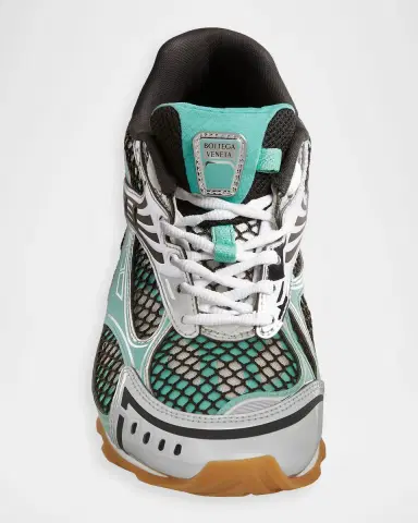 Bottega Veneta Orbit Metallic Net Runner Sneakers | Thumbnail 4 Bottega Veneta Orbit Metallic Net Runner Sneakers | Thumbnail 4