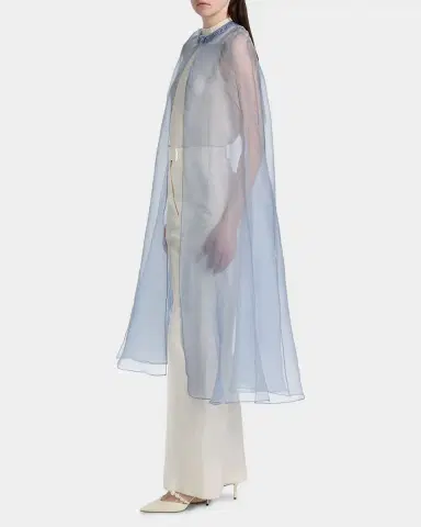 Carolyn Rowan Silk Organza Cape | Thumbnail 6 Carolyn Rowan Silk Organza Cape | Thumbnail 6