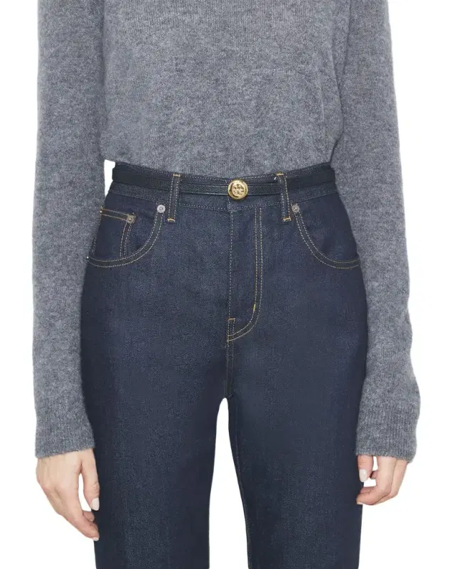 Tory Burch Romy Reversible Leather Belt