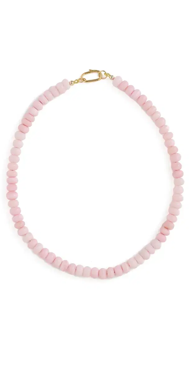 HART Light Opal Gemstone Necklace Pink One Size
