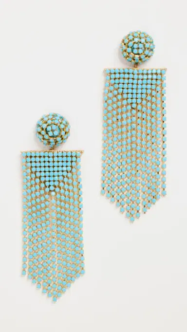 Deepa Gurnani Deepa By Fanning Earrings | Thumbnail 4 Deepa Gurnani Deepa By Fanning Earrings | Thumbnail 4