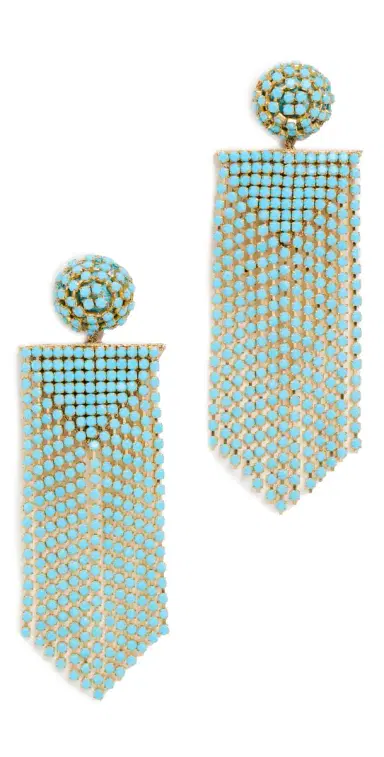Deepa Gurnani Deepa By Fanning Earrings | Thumbnail 1 Deepa Gurnani Deepa By Fanning Earrings | Thumbnail 1