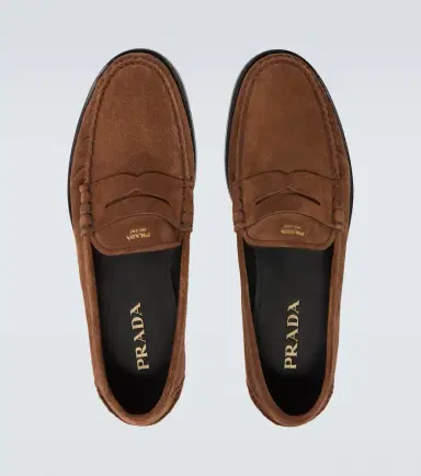 Prada Suede penny loafers | Thumbnail 4