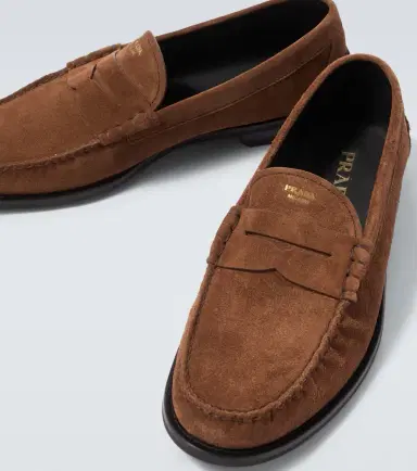 Prada Suede penny loafers | Thumbnail 6