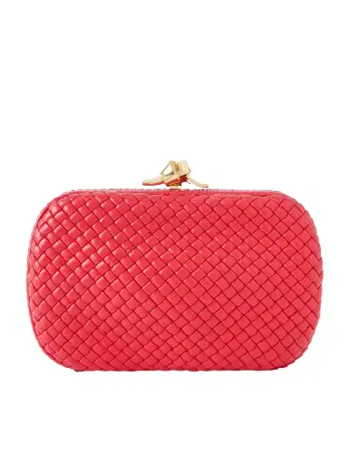 Bottega Veneta Knot Intrecciato Leather Clutch | Thumbnail 1 Bottega Veneta Knot Intrecciato Leather Clutch | Thumbnail 1