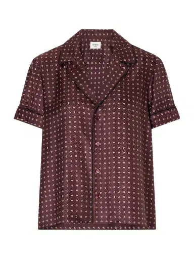 Saint Laurent Printed Silk-twill Shirt | Thumbnail 1 Saint Laurent Printed Silk-twill Shirt | Thumbnail 1