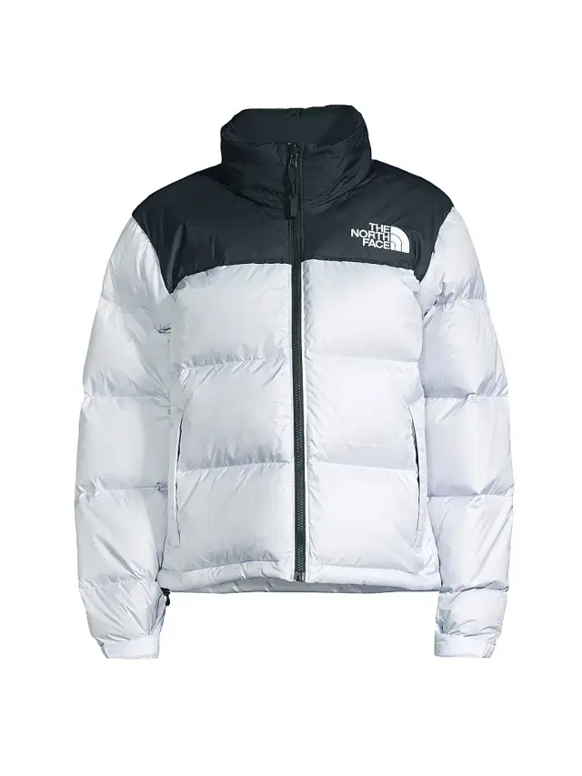 The North Face Women's Retro Nuptse Colorblocked Down Jacket - Dusty Periwinkle Black