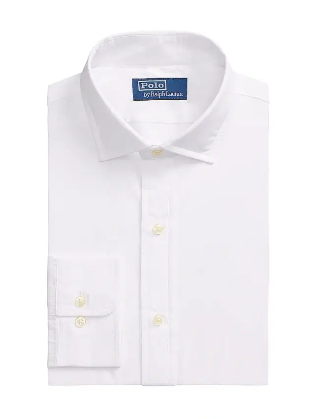 Men's Cotton Dress Shirt - White