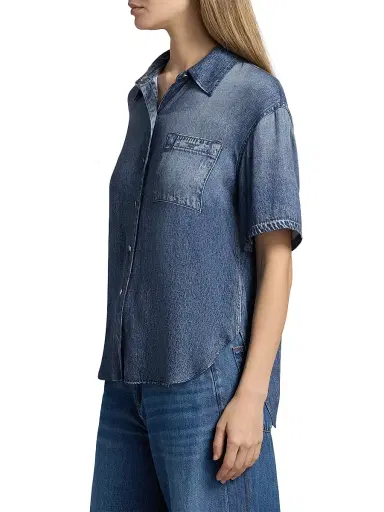 rag & bone Women's rb Miramar Drop Shoulder Shirt | Thumbnail 4 rag & bone Women's rb Miramar Drop Shoulder Shirt | Thumbnail 4