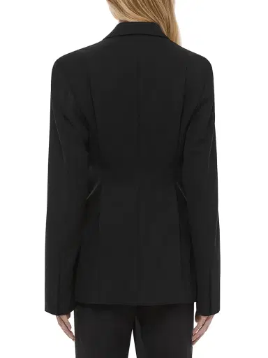 Helmut Lang Women's Wool Double-Breasted Blazer - Black - Size 12 | Thumbnail 5 Helmut Lang Women's Wool Double-Breasted Blazer - Black - Size 12 | Thumbnail 5