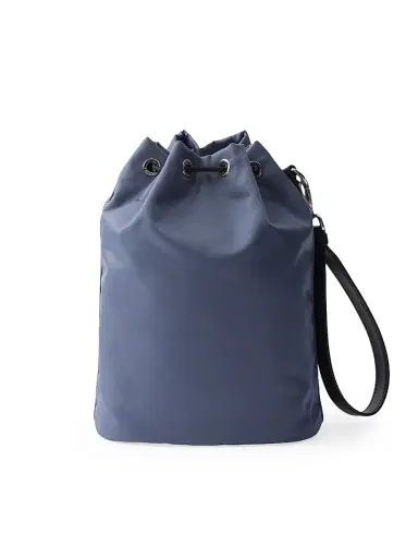 Prada Men's Re-Nylon and Saffiano Leather Pouch | Thumbnail 4 Prada Men's Re-Nylon and Saffiano Leather Pouch | Thumbnail 4