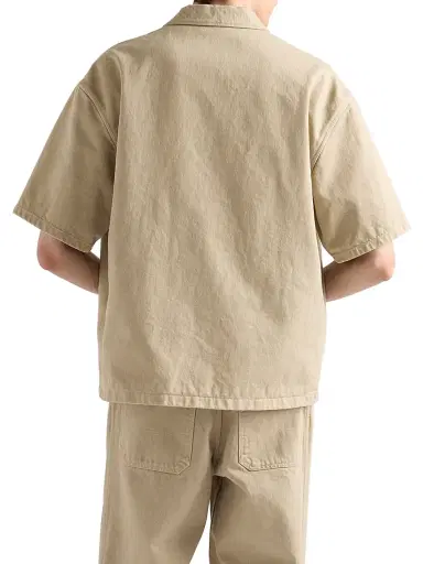 Prada Men's Old Denim Shirt - Beige Khaki - Size XXL | Thumbnail 4 Prada Men's Old Denim Shirt - Beige Khaki - Size XXL | Thumbnail 4