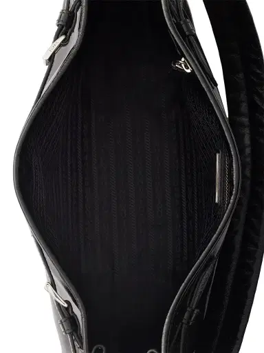 Prada Men's Bonnie Leather Shoulder Bag | Thumbnail 6