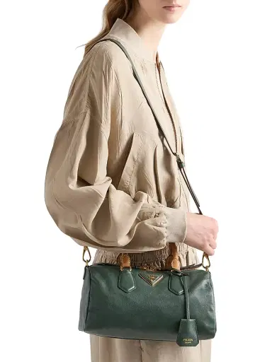 Prada Women's Small Leather Top-Handle Bag | Thumbnail 2