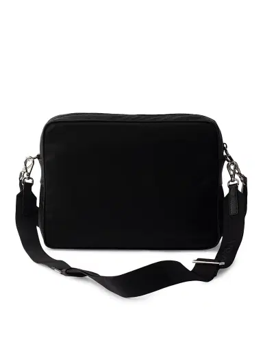 Prada Men's Re-Nylon and Saffiano Leather Shoulder Bag - Black | Thumbnail 3