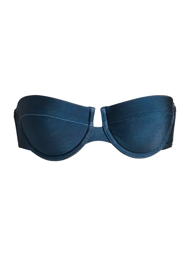 Zimmermann Women's Ascension Balconette Bikini Top - Dark Blue