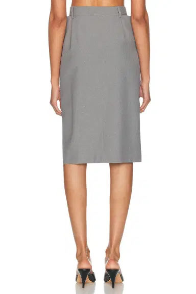Jil Sander High Waisted Midi Skirt | Thumbnail 4