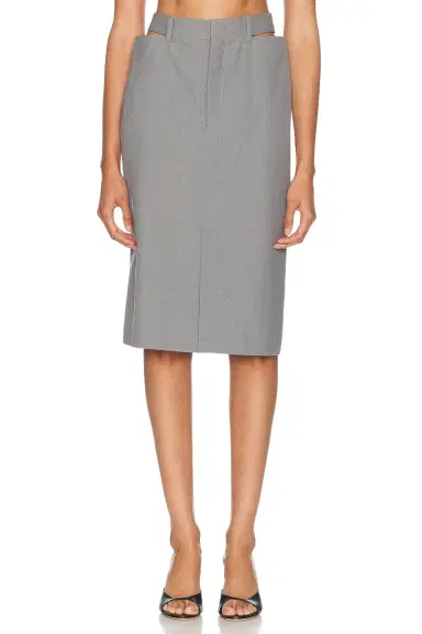 Jil Sander High Waisted Midi Skirt | Thumbnail 1
