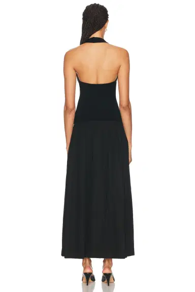 ENZA COSTA Cotton Halter Dress | Thumbnail 3 ENZA COSTA Cotton Halter Dress | Thumbnail 3