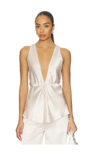 EAVES Anelie Silk Top | Thumbnail 6