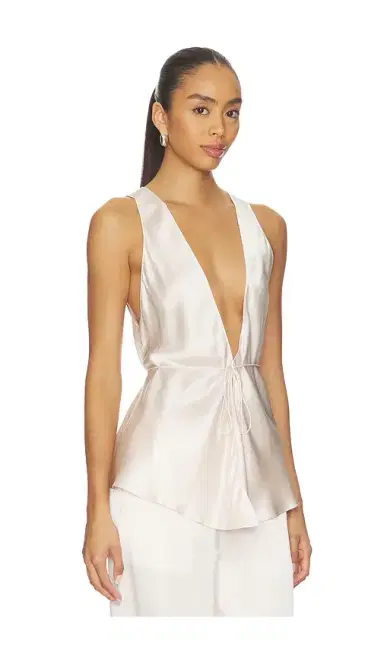 EAVES Anelie Silk Top | Thumbnail 7