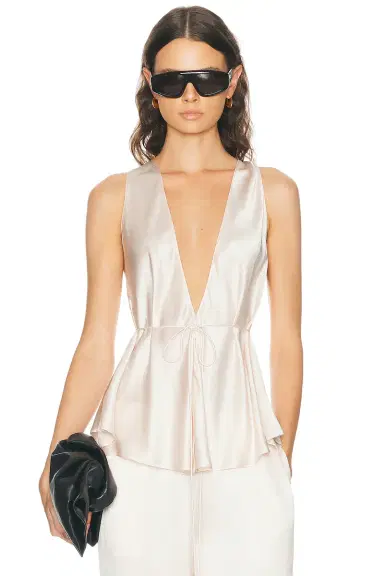 EAVES Anelie Silk Top | Thumbnail 1