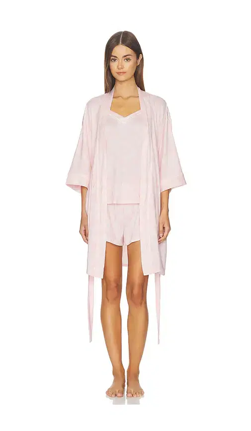 Flora Nikrooz Martha Printed Knit Travel Set