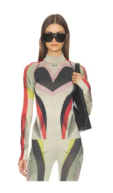 OFF-WHITE Seamless Color Block Top | Thumbnail 1