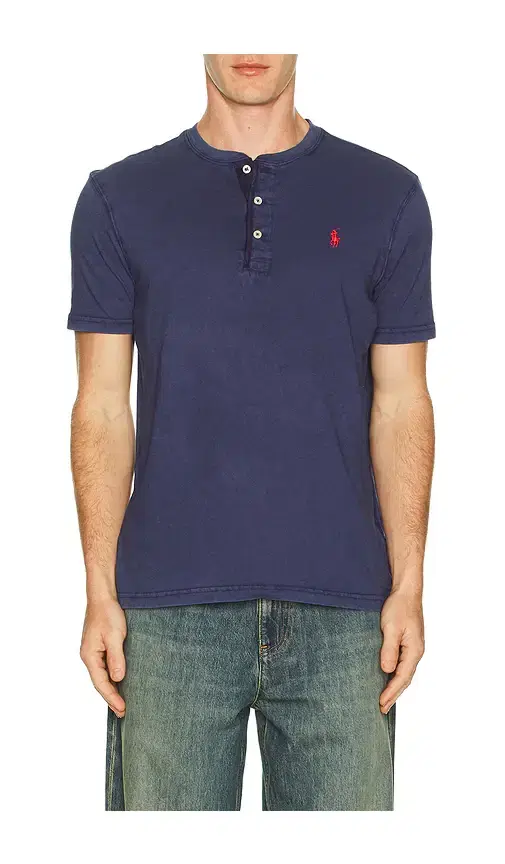 Polo Ralph Lauren Short Sleeve Slub Jersey Henley Tee