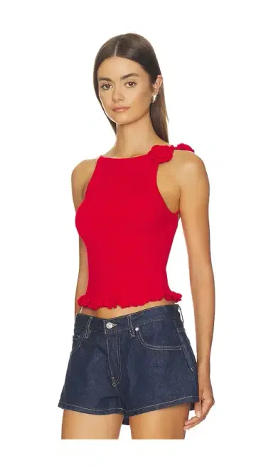 MAJORELLE Kamilla Crochet Flower Tank | Thumbnail 2 MAJORELLE Kamilla Crochet Flower Tank | Thumbnail 2