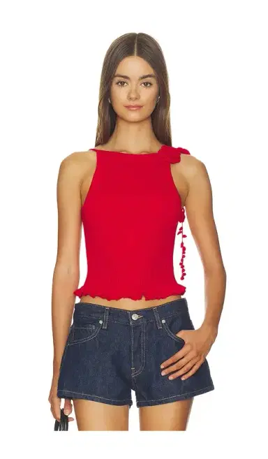 MAJORELLE Kamilla Crochet Flower Tank | Thumbnail 1 MAJORELLE Kamilla Crochet Flower Tank | Thumbnail 1